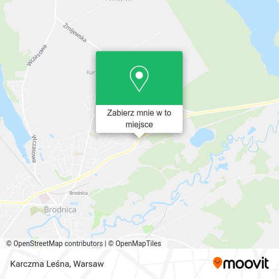 Mapa Karczma Leśna