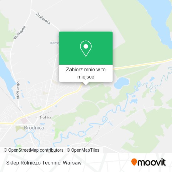 Mapa Sklep Rolniczo Technic