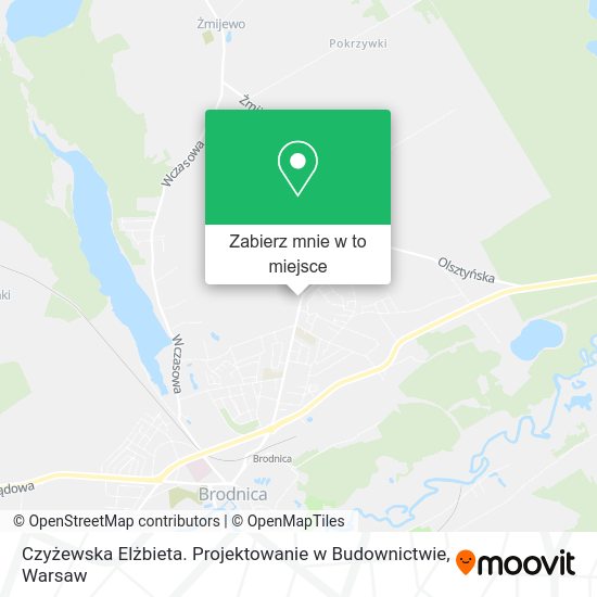 Mapa Czyżewska Elżbieta. Projektowanie w Budownictwie