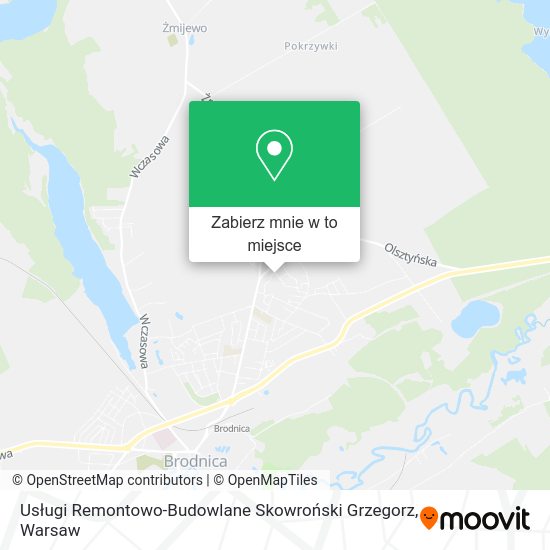 Mapa Usługi Remontowo-Budowlane Skowroński Grzegorz