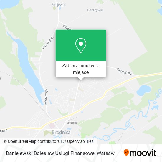 Mapa Danielewski Bolesław Usługi Finansowe