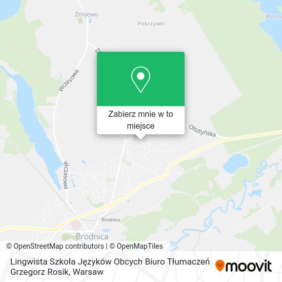 Mapa Lingwista Szkoła Języków Obcych Biuro Tłumaczeń Grzegorz Rosik