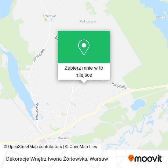 Mapa Dekoracje Wnętrz Iwona Żółtowska