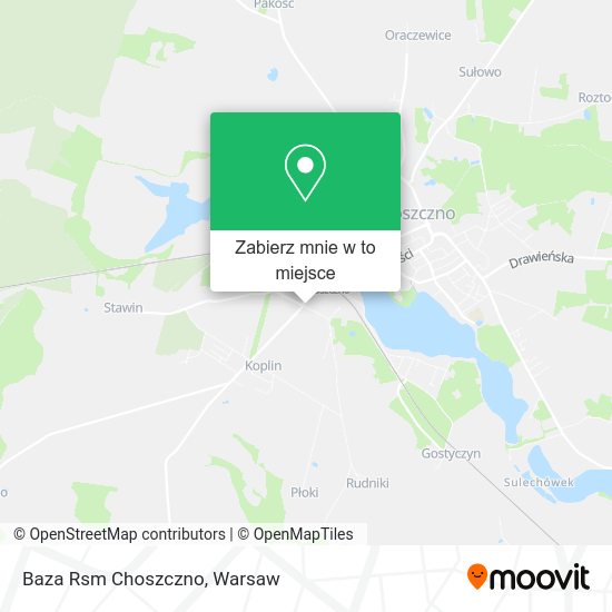 Mapa Baza Rsm Choszczno