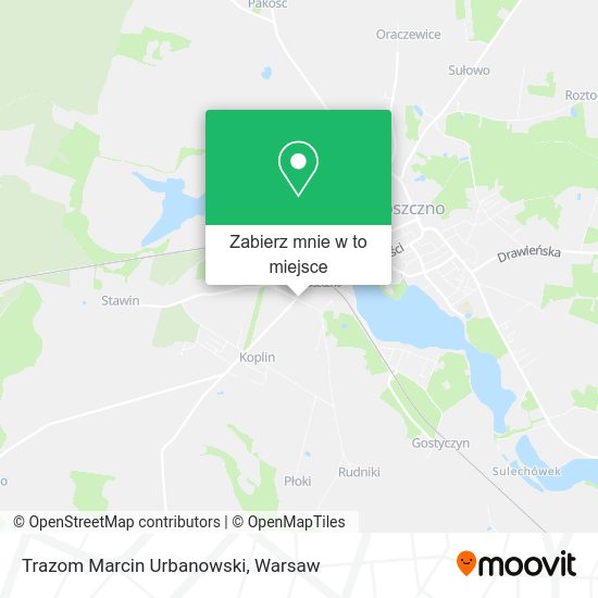 Mapa Trazom Marcin Urbanowski