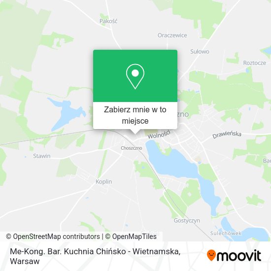 Mapa Me-Kong. Bar. Kuchnia Chińsko - Wietnamska