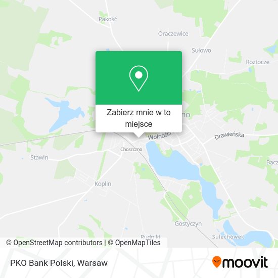 Mapa PKO Bank Polski