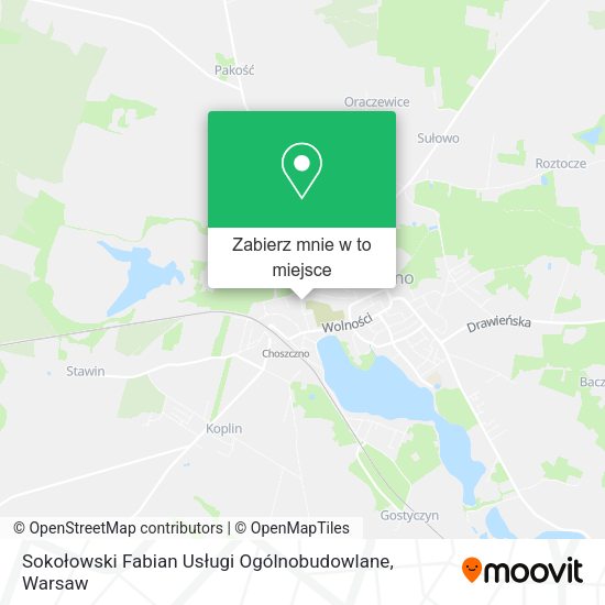 Mapa Sokołowski Fabian Usługi Ogólnobudowlane