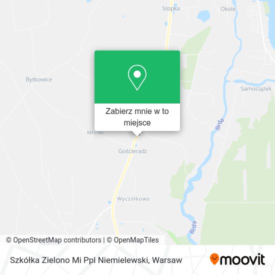 Mapa Szkółka Zielono Mi Ppl Niemielewski