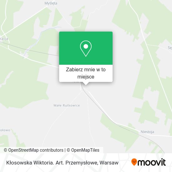 Mapa Kłosowska Wiktoria. Art. Przemysłowe