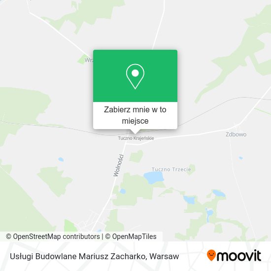 Mapa Usługi Budowlane Mariusz Zacharko