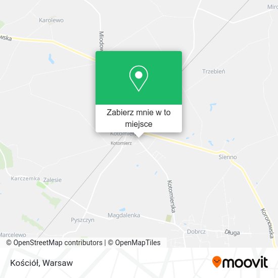 Mapa Kościół