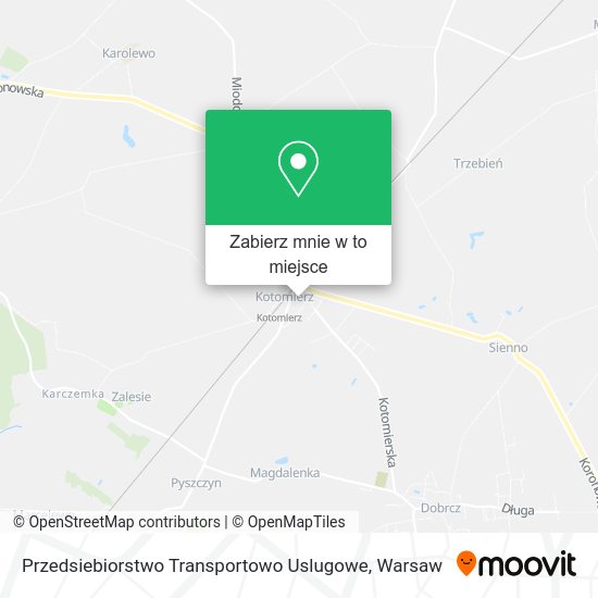 Mapa Przedsiebiorstwo Transportowo Uslugowe