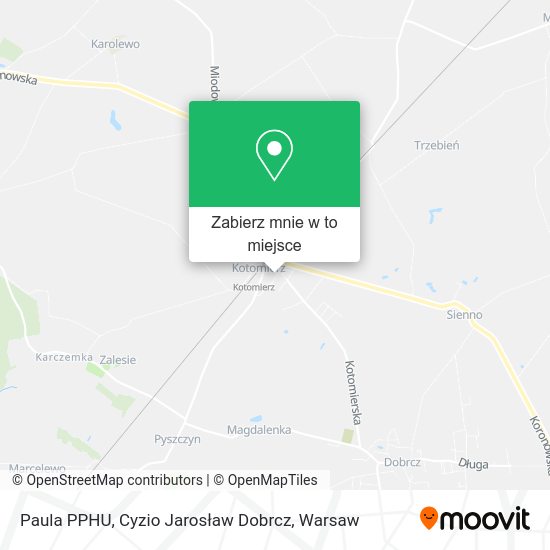 Mapa Paula PPHU, Cyzio Jarosław Dobrcz