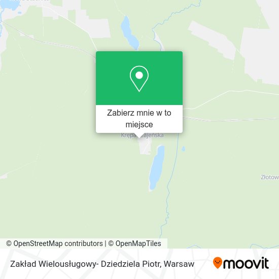 Mapa Zakład Wielousługowy- Dziedziela Piotr