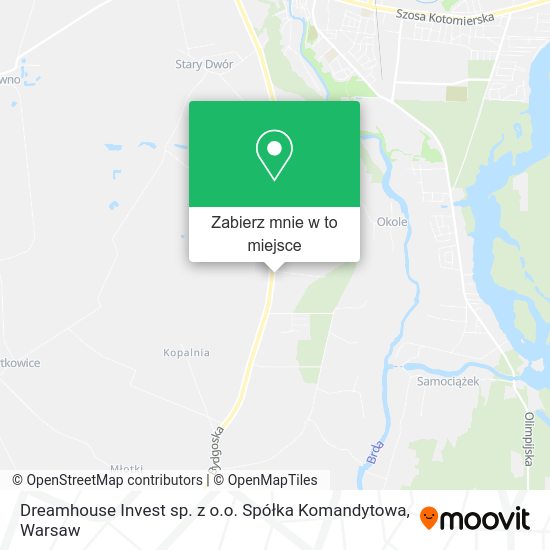 Mapa Dreamhouse Invest sp. z o.o. Spółka Komandytowa