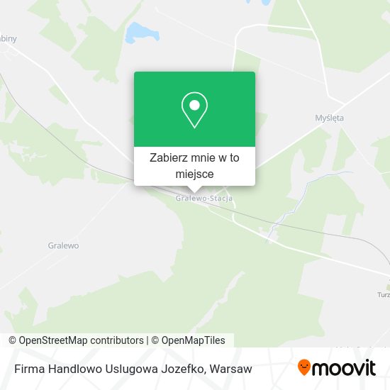 Mapa Firma Handlowo Uslugowa Jozefko