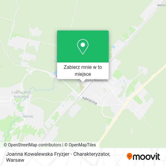 Mapa Joanna Kowalewska Fryzjer - Charakteryzator