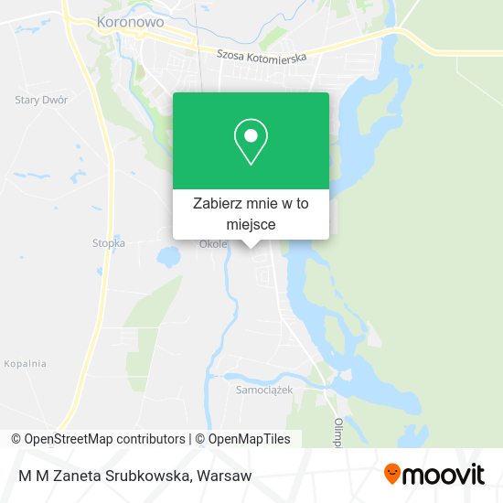 Mapa M M Zaneta Srubkowska