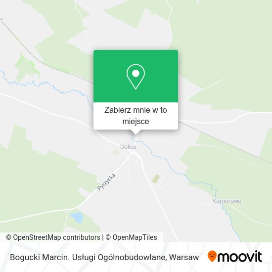 Mapa Bogucki Marcin. Usługi Ogólnobudowlane