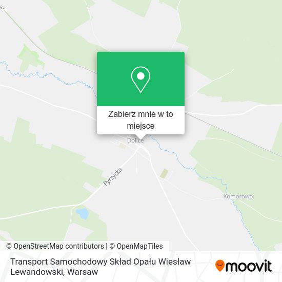 Mapa Transport Samochodowy Skład Opału Wiesław Lewandowski