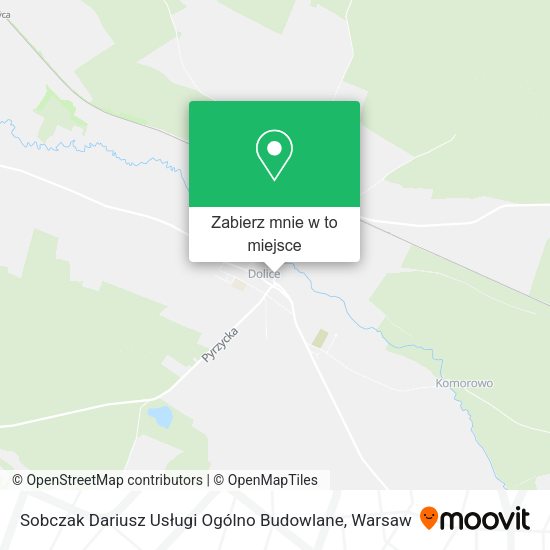 Mapa Sobczak Dariusz Usługi Ogólno Budowlane