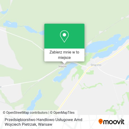 Mapa Przedsiębiorstwo Handlowo Usługowe Amd Wojciech Pietrzak