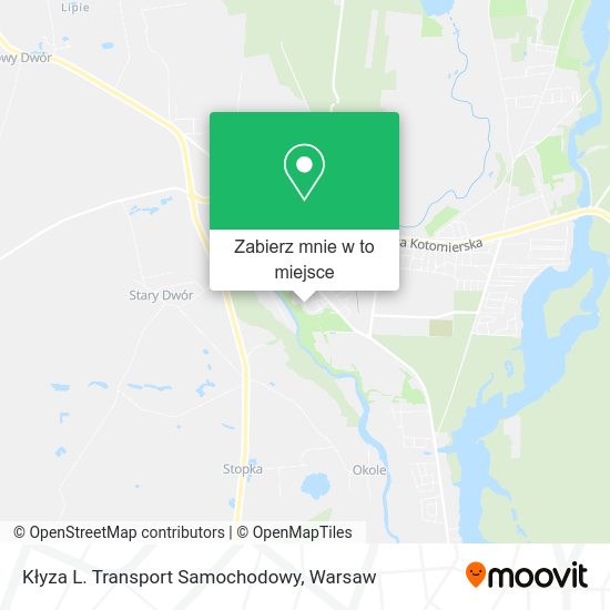 Mapa Kłyza L. Transport Samochodowy