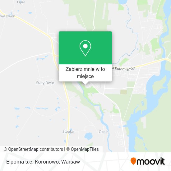 Mapa Elpoma s.c. Koronowo