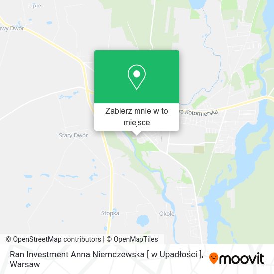 Mapa Ran Investment Anna Niemczewska [ w Upadłości ]