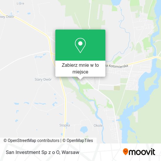 Mapa San Investment Sp z o O