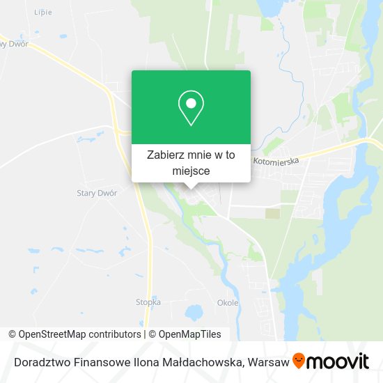 Mapa Doradztwo Finansowe Ilona Małdachowska