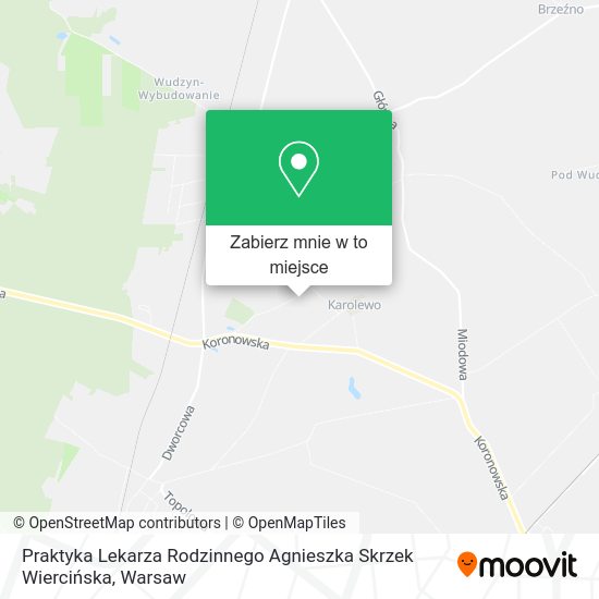 Mapa Praktyka Lekarza Rodzinnego Agnieszka Skrzek Wiercińska