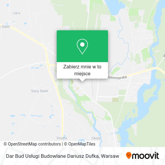 Mapa Dar Bud Usługi Budowlane Dariusz Dufka