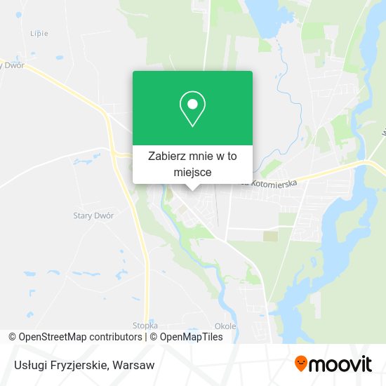 Mapa Usługi Fryzjerskie