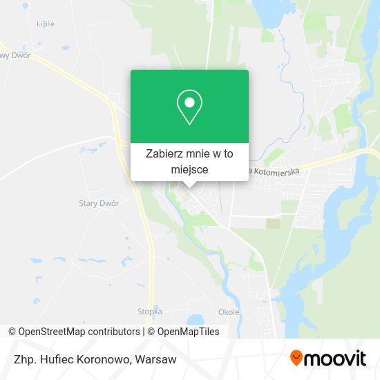 Mapa Zhp. Hufiec Koronowo