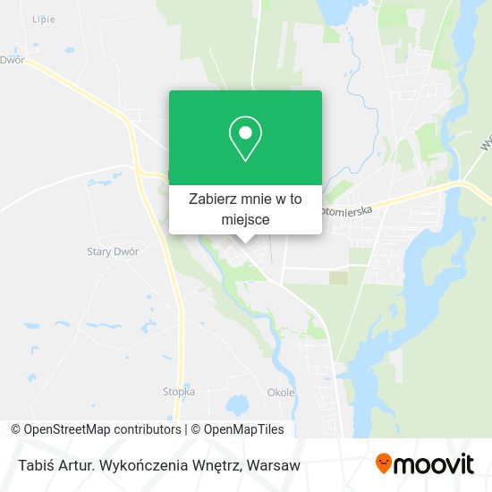 Mapa Tabiś Artur. Wykończenia Wnętrz