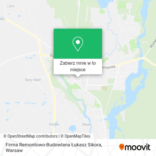 Mapa Firma Remontowo-Budowlana Łukasz Sikora