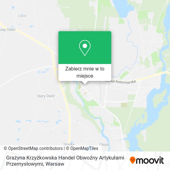 Mapa Grażyna Krzyżkowska Handel Obwoźny Artykułami Przemysłowymi