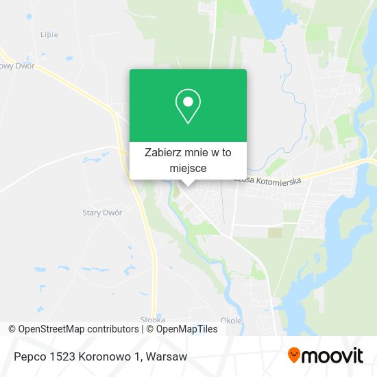 Mapa Pepco 1523 Koronowo 1