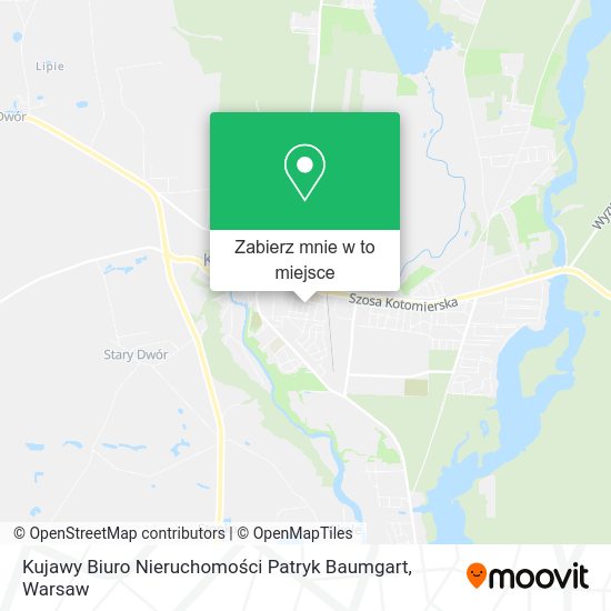 Mapa Kujawy Biuro Nieruchomości Patryk Baumgart