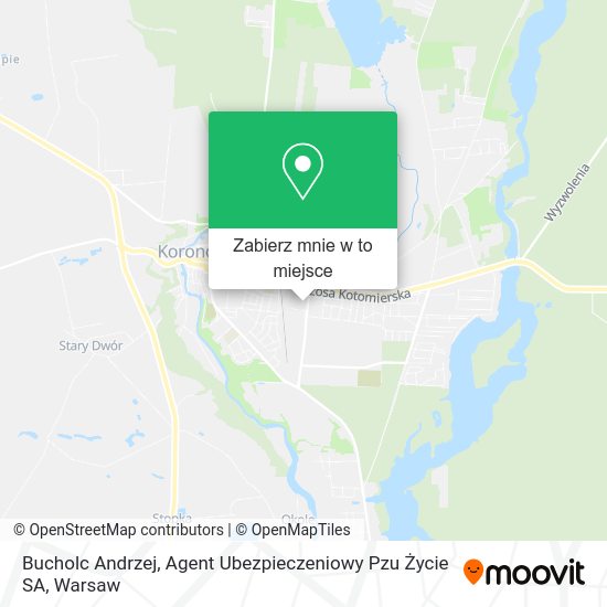 Mapa Bucholc Andrzej, Agent Ubezpieczeniowy Pzu Życie SA