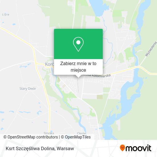 Mapa Ksrt Szczęśliwa Dolina