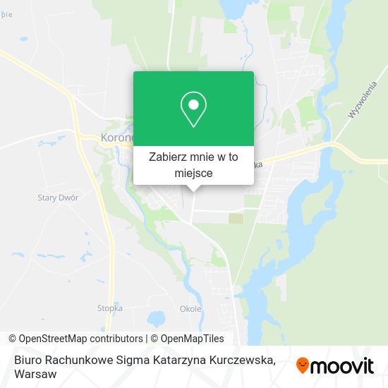 Mapa Biuro Rachunkowe Sigma Katarzyna Kurczewska