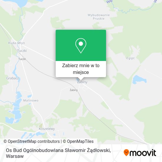 Mapa Os Bud Ogólnobudowlana Sławomir Żądłowski