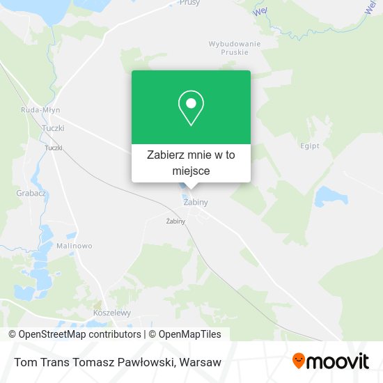 Mapa Tom Trans Tomasz Pawłowski