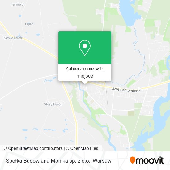 Mapa Spółka Budowlana Monika sp. z o.o.