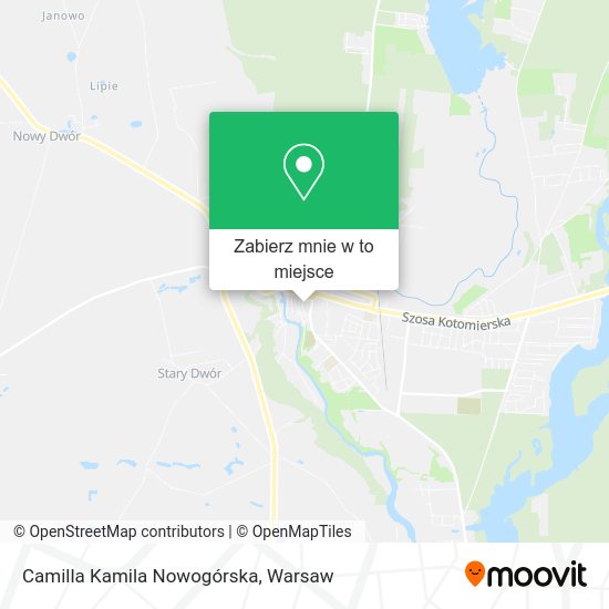 Mapa Camilla Kamila Nowogórska