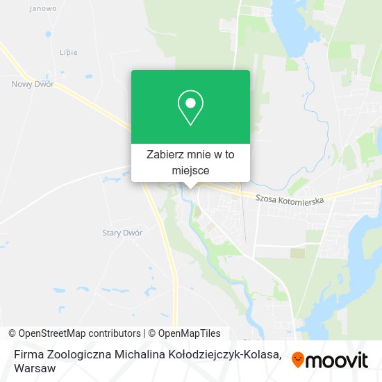 Mapa Firma Zoologiczna Michalina Kołodziejczyk-Kolasa