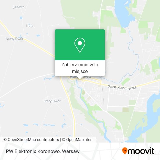 Mapa PW Elektronix Koronowo